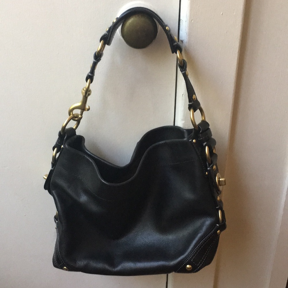 Leather Coach purse